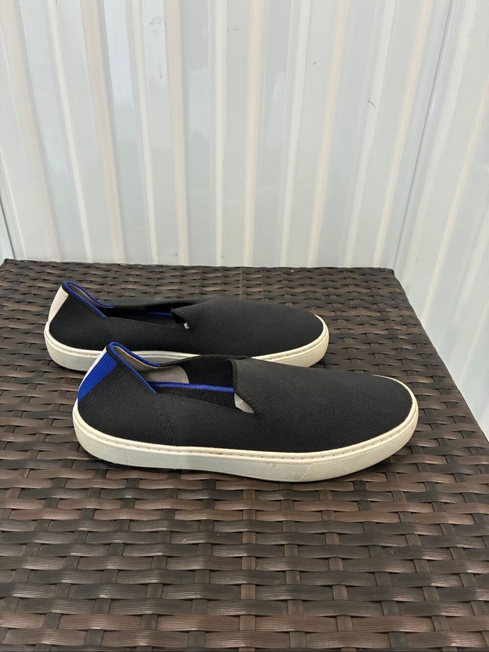 Rothy’s black knit sneakers women’s size 8